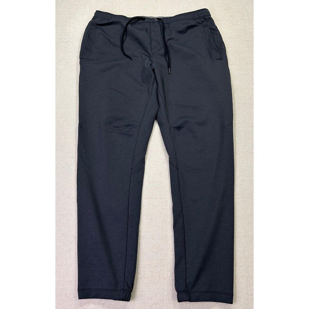 Rhone Bolinas Joggers Mens Large Dark Navy Blue Drawstring Tapered Sweatpants